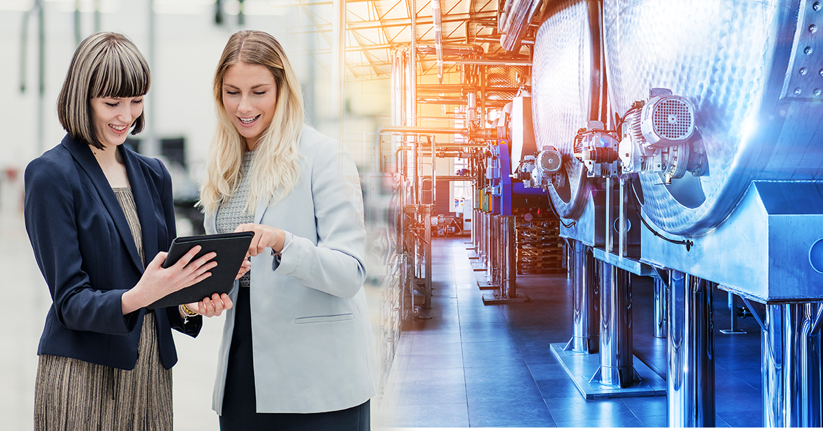 Business women working