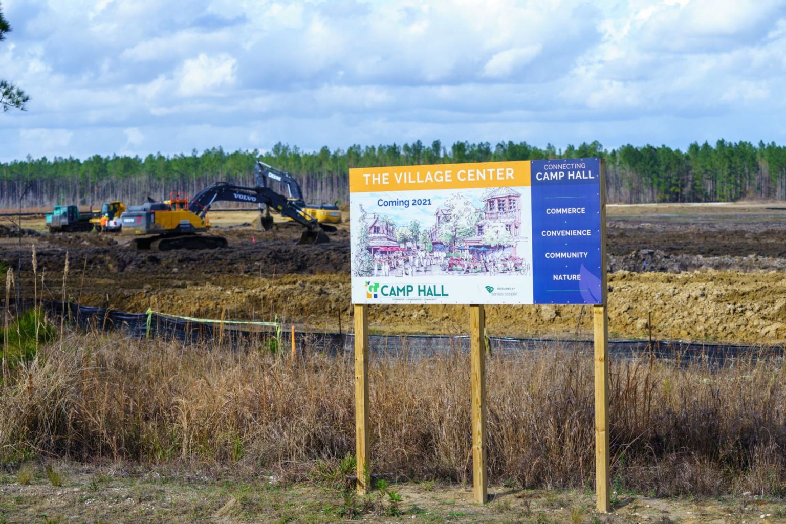 Village center construction