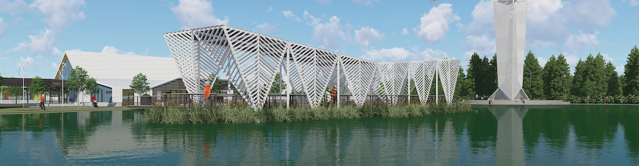 Camp Hall design feature