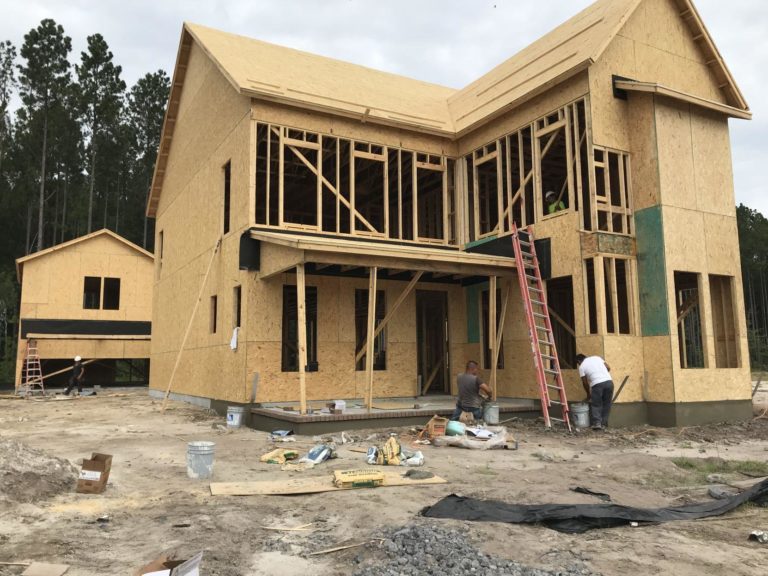 building a house