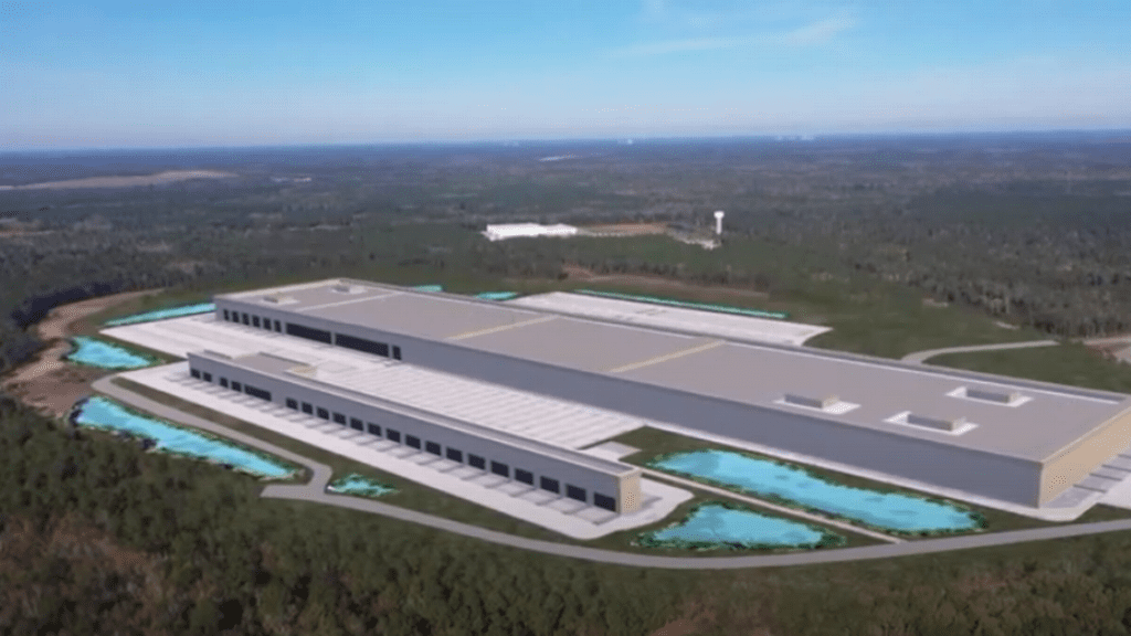 Walmart distribution center rendering