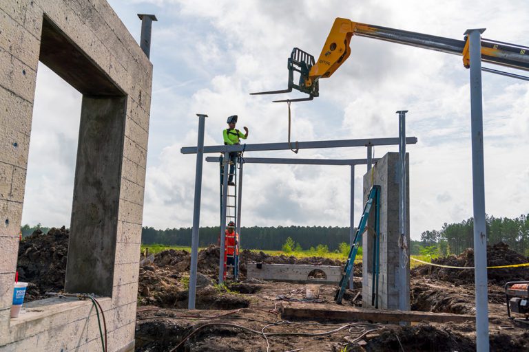 Construction of Village Center