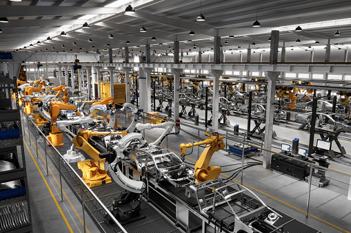 Robotic assembly line