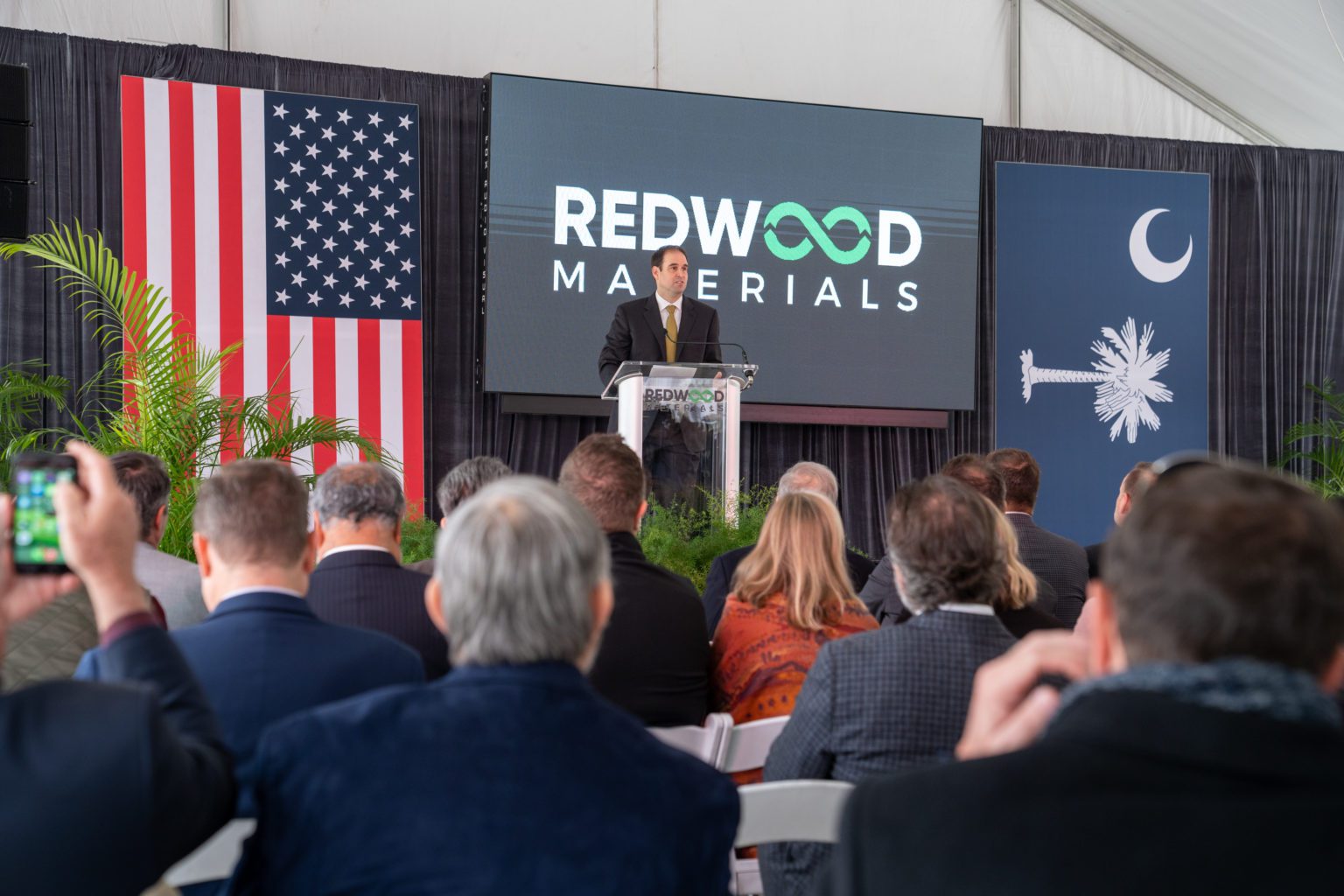 Redwood Materials invests in Camp Hall