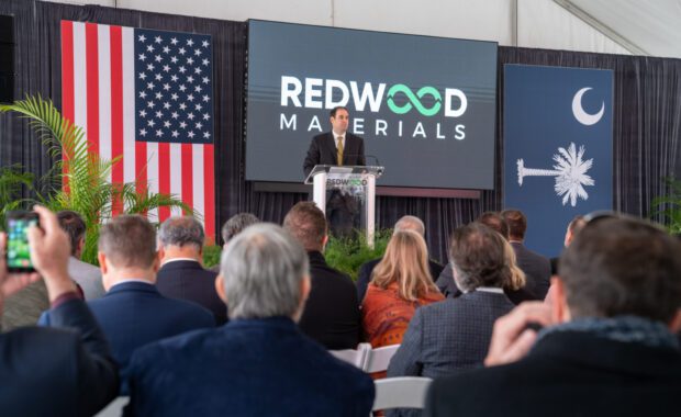 Redwood Materials invests in Camp Hall